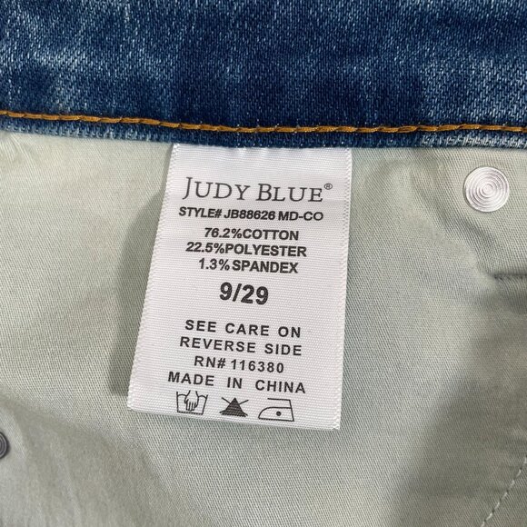 Judy Blue High Rise Stretch Slim Boot Jeans Size 29 Length 32" - Picture 11 of 11
